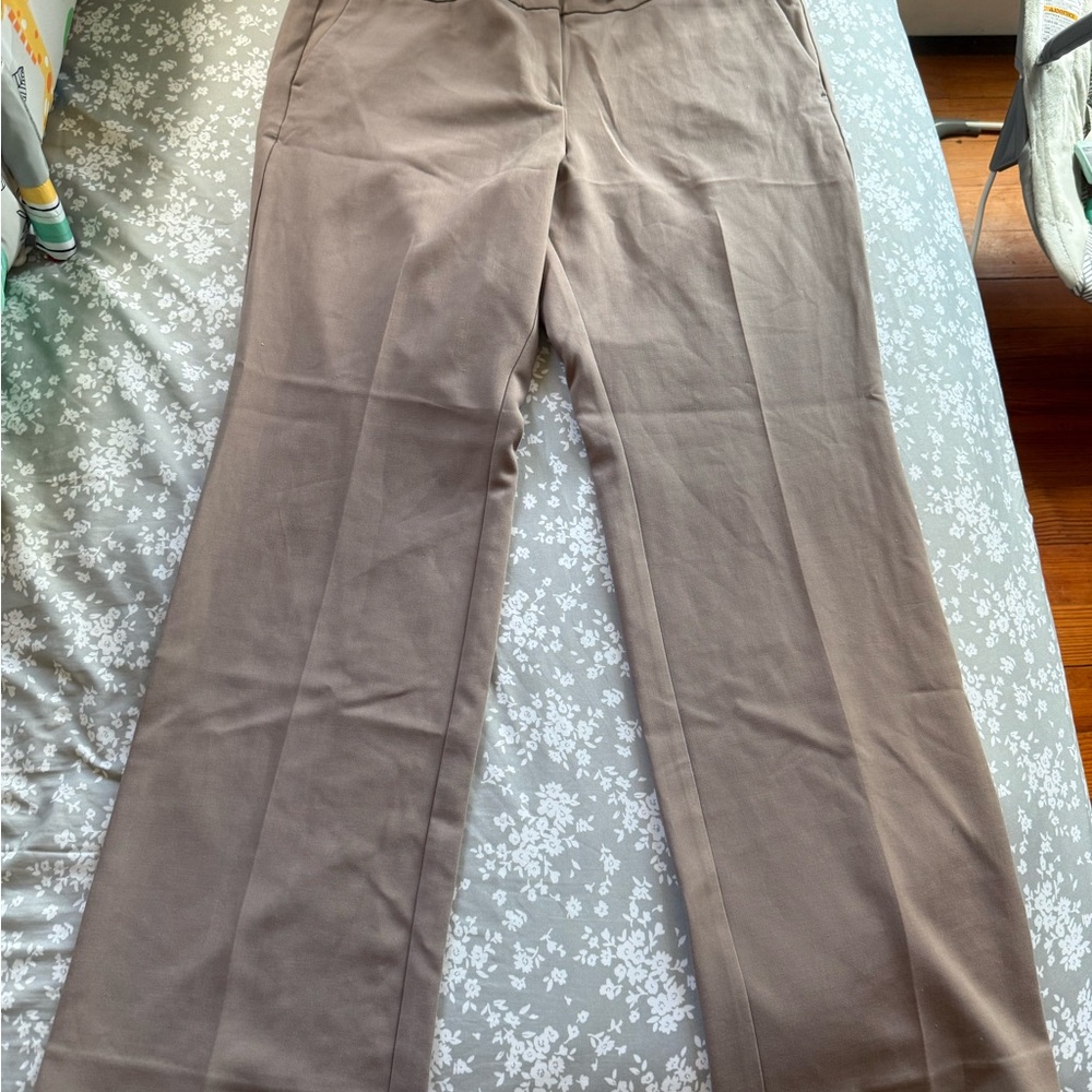 Ann Taylor Factory Tan Straight Leg Pants